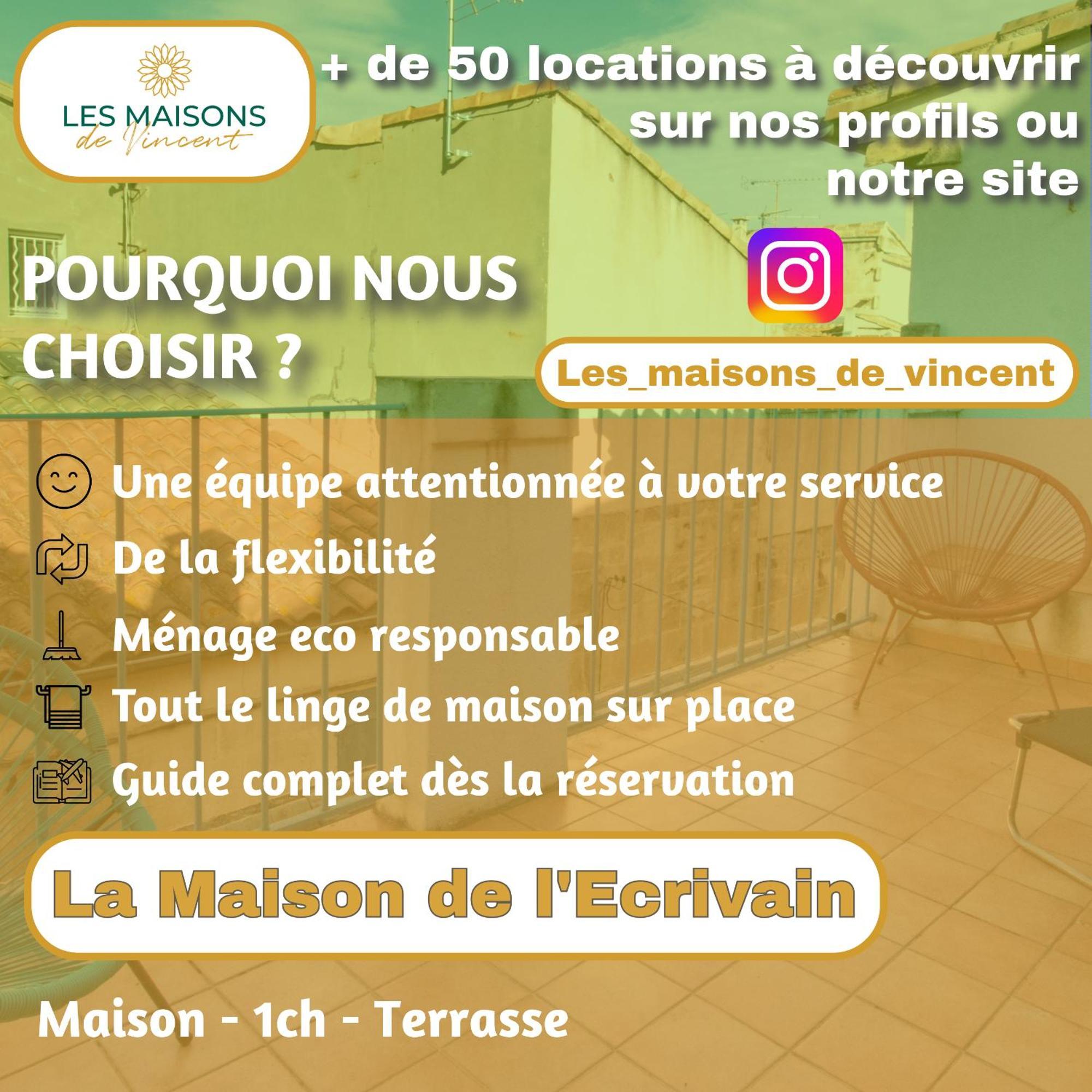 Ecrivain - Maison Avec Terrasse Arles Exterior foto